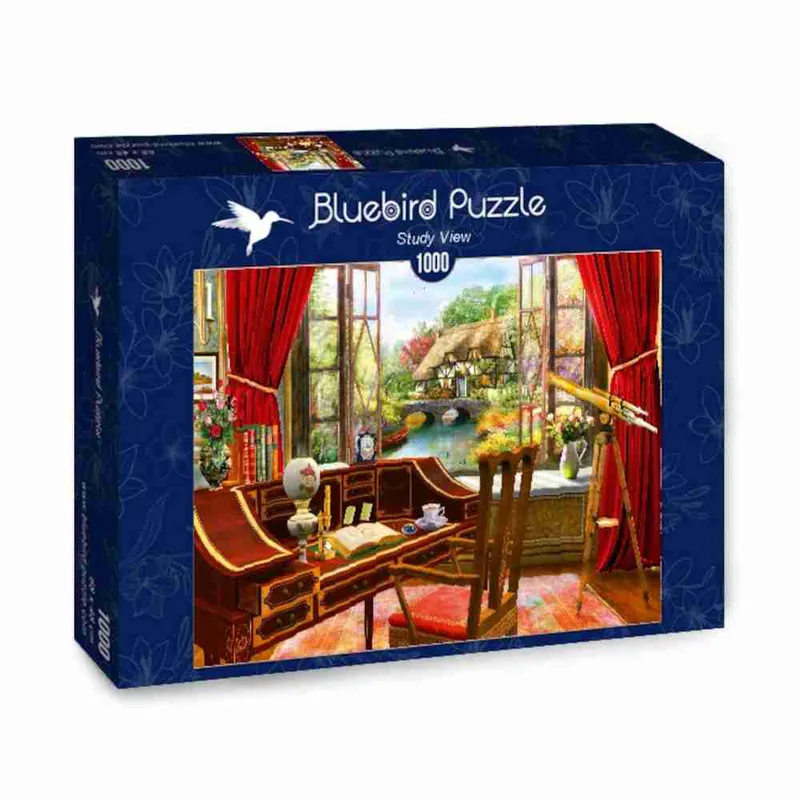 Bluebird Puzzle 70320-Study view -1000 pieces