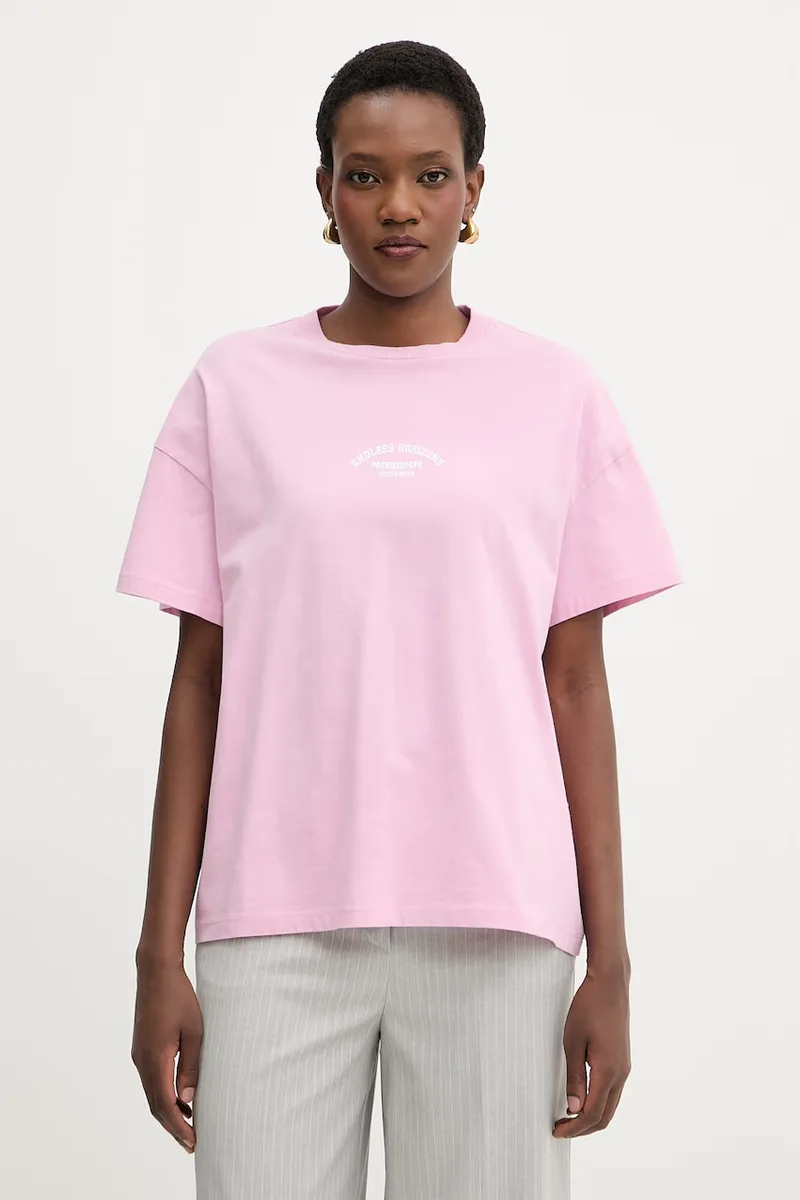 Patrizia Pepe t-shirt γυναικείο βαμβακερό
