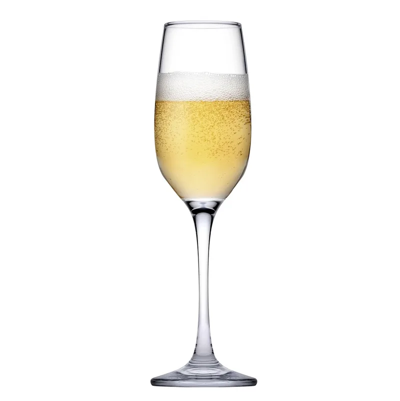 Ποτήρι Σαμπάνιας Γυάλινο Διάφανο Amber ESPIEL 200ml-6,6x22,8εκ. SP440295G6 (Σετ 6 Τεμάχια) (Υλικό: Γυαλί, Χρώμα: Διάφανο , Μέγεθος: Κολωνάτο) - ESPIEL - SP440295G6