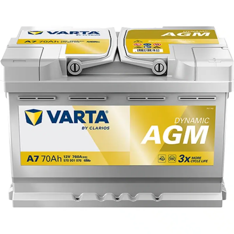 Μπαταρία Αυτοκινήτου VARTA Dynamic AGM A7 12V 70Ah 760A (EN)
