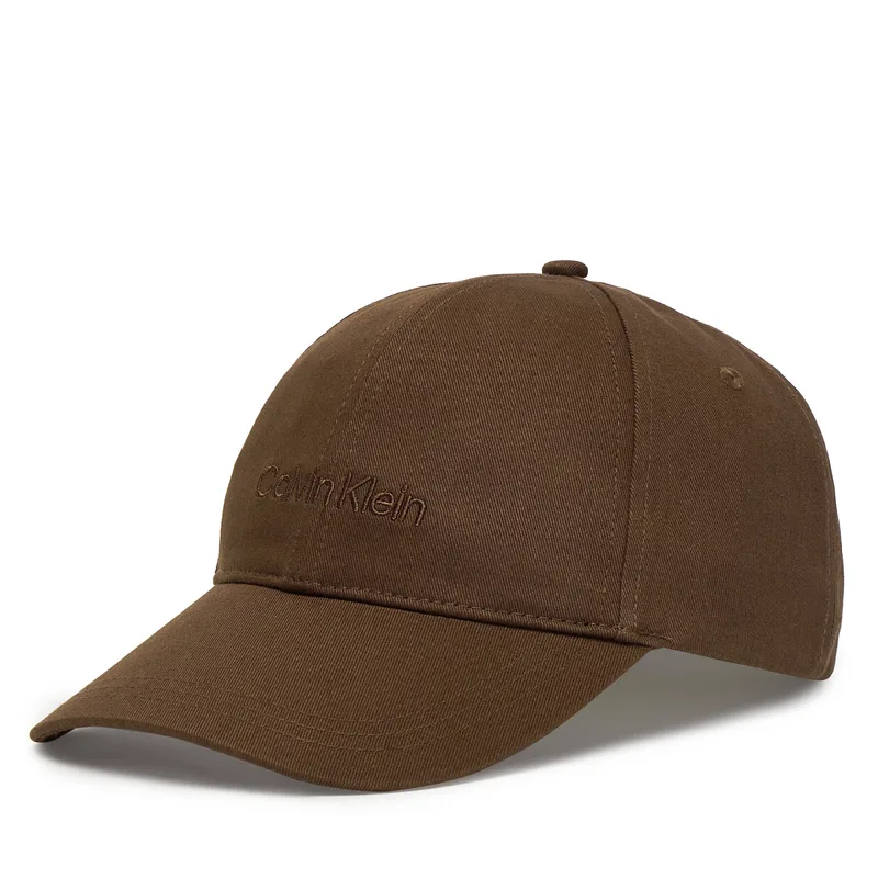 Καπέλο Jockey Calvin Klein Logo Embroidery Baseball Cap Asi LV04D5013G Καφέ
