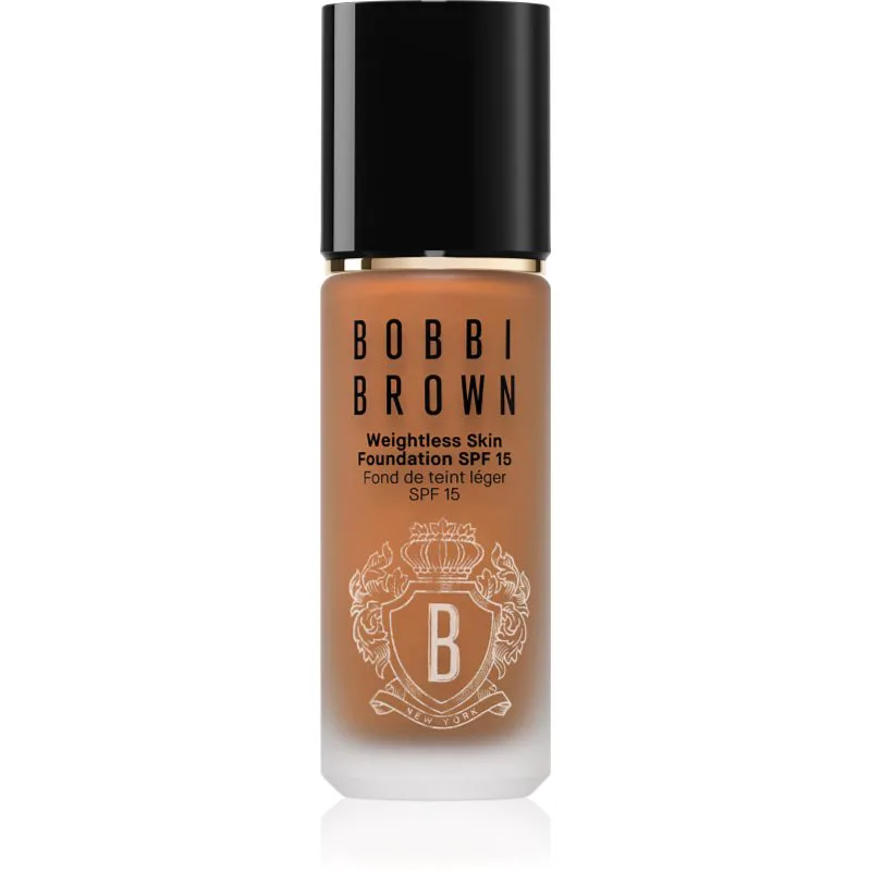 Bobbi Brown Weightless Skin Foundation SPF 15 μακράς διαρκείας μεικ απ με ενυδατικό αποτέλεσμα απόχρωση Golden Almond 30 ml