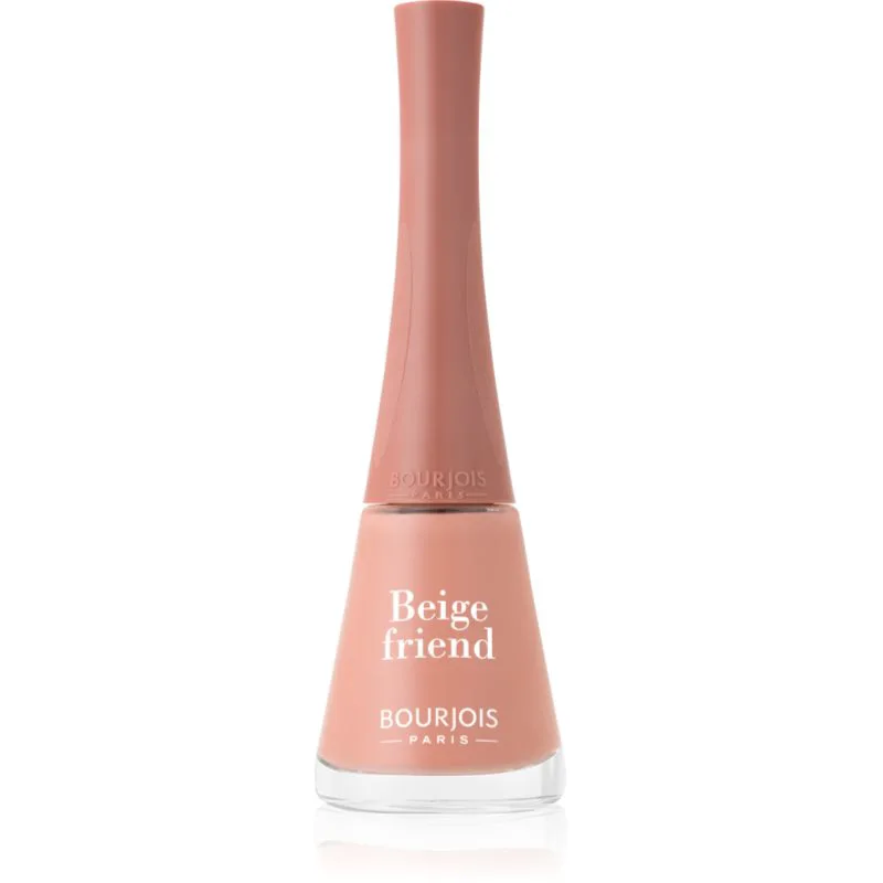 Bourjois 1 Seconde βερνίκι νυχιών με γρήγορο στέγνωμα απόχρωση 004 Μπεζ Friend 9 ml
