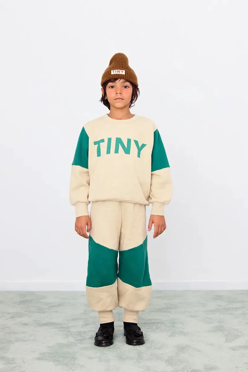 Παιδική βαμβακερή μπλούζα Tinycottons TINY COLOR BLOCK SWEATSHIRT