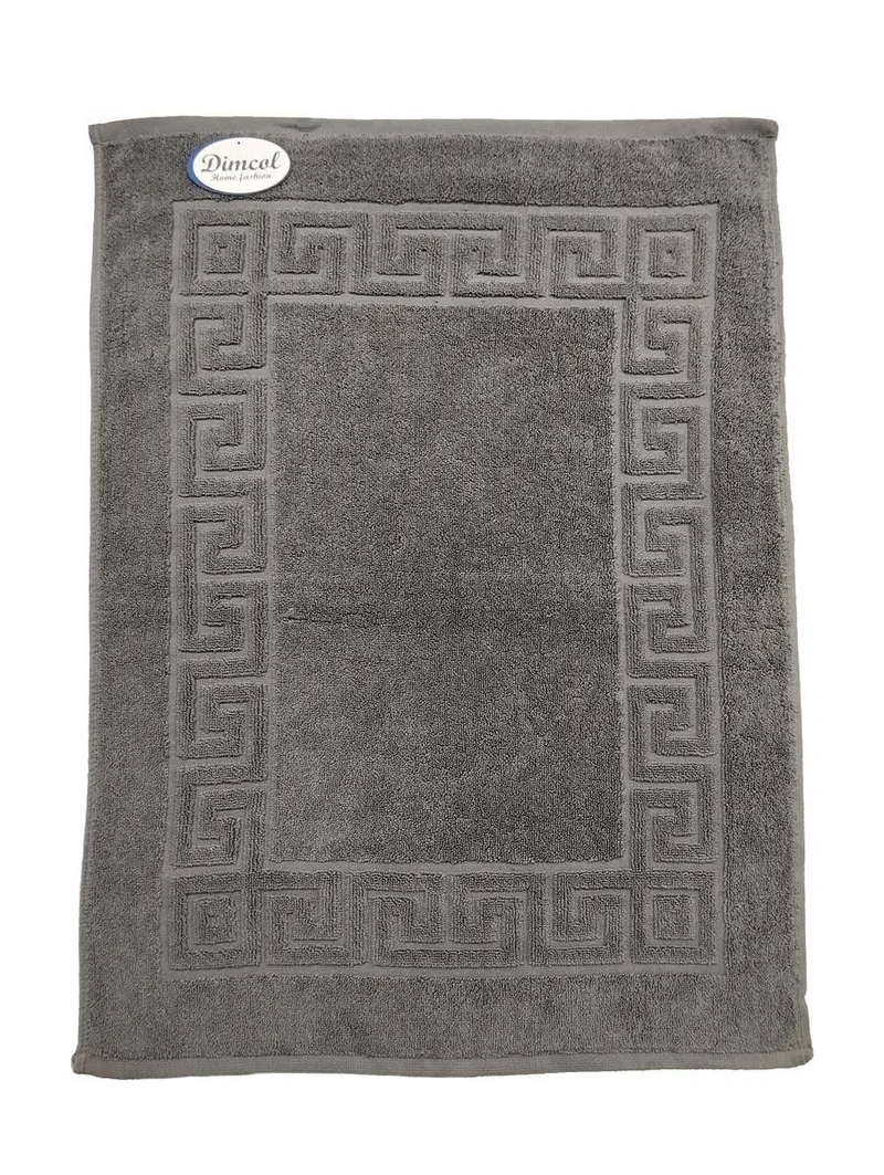 Ξενοδοχειακό Πατάκι Μπάνιου 700 Gr/M² Jacquard Μαίανδρος 50X70 Γκρι