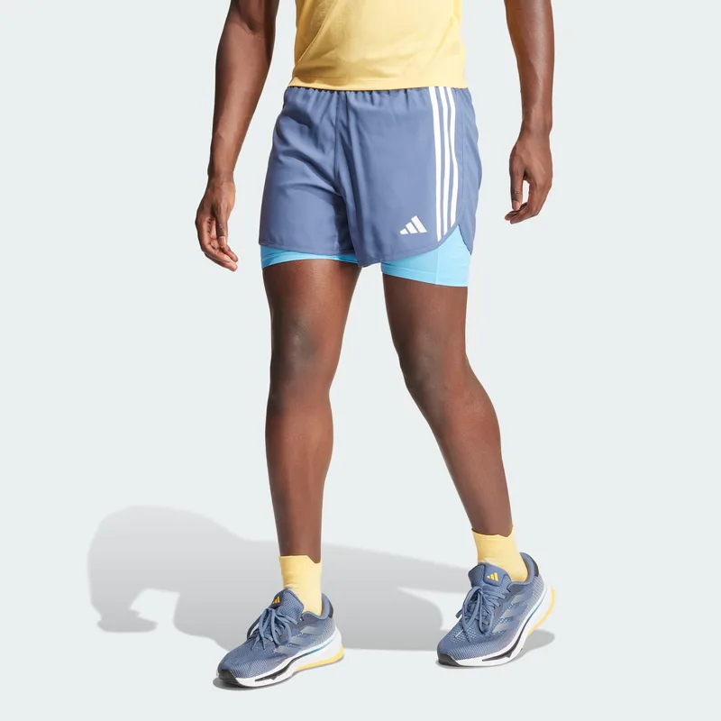 adidas Own The Run 3-Stripes 2-in-1 Ανδρικό Σορτς για Τρέξιμο (9000181316_75418)