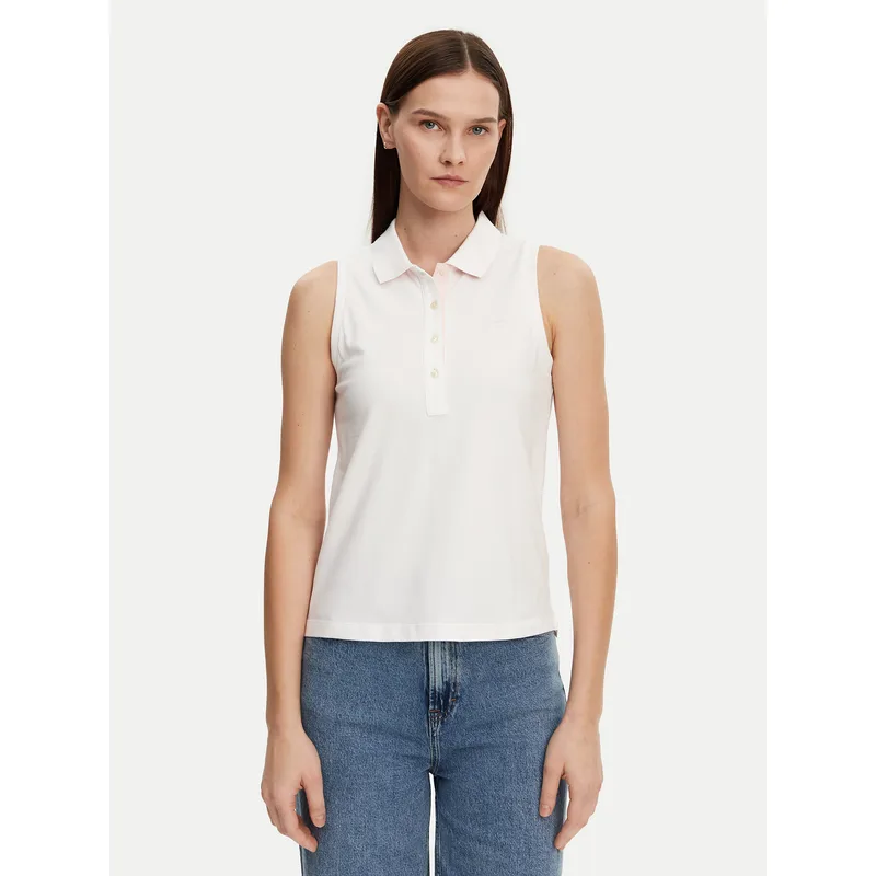 Gant Polo 4200560 Λευκό Regular Fit