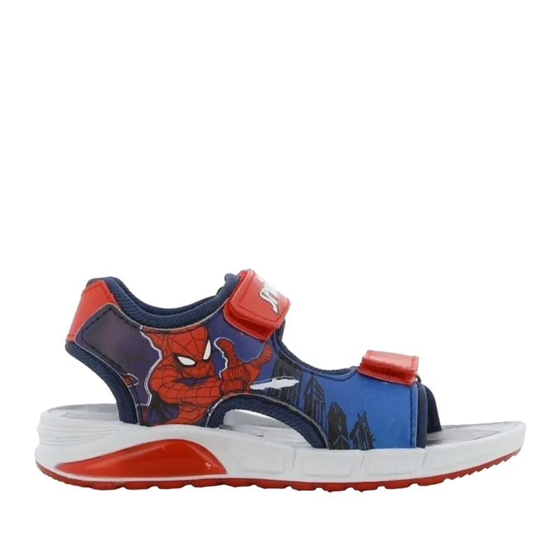 SPIDERMAN Πέδιλο με Φωτάκι 25-33 - Μπλε