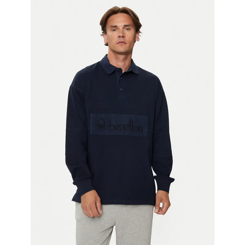 United Colors Of Benetton Polo 3G9WU3020 Σκούρο μπλε Regular Fit