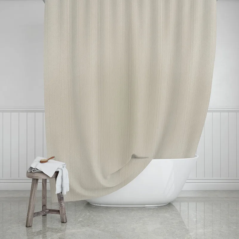 Κουρτίνα Μπάνιου Αδιάβροχη Etherea Sand Polyester 180x200cm Estia 02-28121