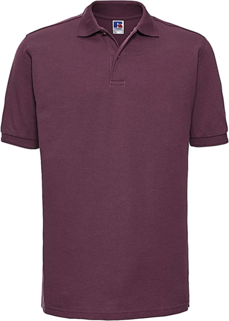 Hard Wearing Polo Shirt Russell R-599M-0 Burgundy