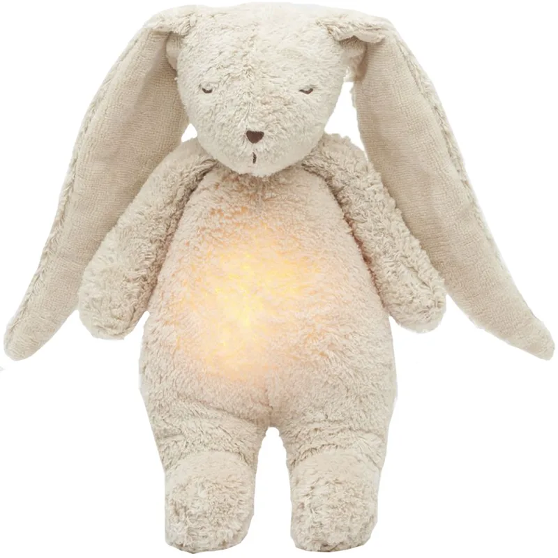 Moonie The Ultimate 8 in 1 Baby Sleep Aid Κωδ K-KSA2 Επαναφορτιζόμενο Βοήθημα Ύπνου με Ηχογράφηση & Αισθητήρα Κλάματος από Οργανικό Βαμβάκι 1 Τεμάχιο - Sand Bunny