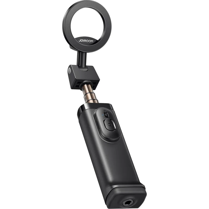 Selfie Stick & Βάση Στήριξης Joyroom JR-ZS509 Mini με Ασύρματο Bluetooth Τηλεχειριστήριο / MagSafe για Κινητά - Black (6956116782320)