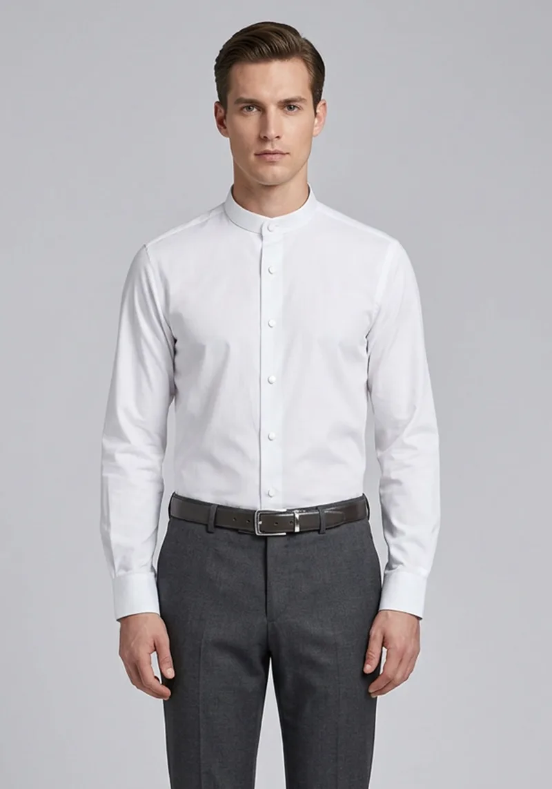 Guy Laroche Πουκάμισο Mao - GLFS18257 MAOB 1-0 White