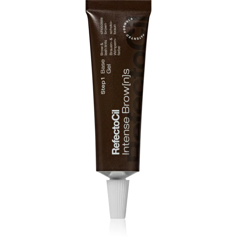 RefectoCil Intense Brow[n]s Base Gel βαφή για φρύδια και βλεφαρίδες με υφή τζέλ απόχρωση Chocolate Brown 15 ml
