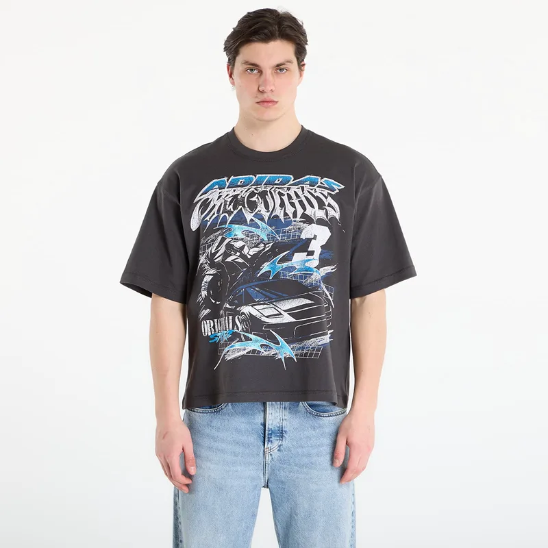 T-shirt adidas Gurnge Racing Graphic T-shirt Utility Black M
