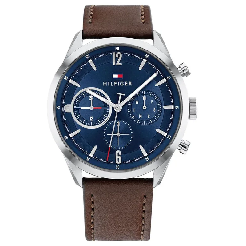 Tommy HILFIGER Matthew Brown Leather Strap 1791940