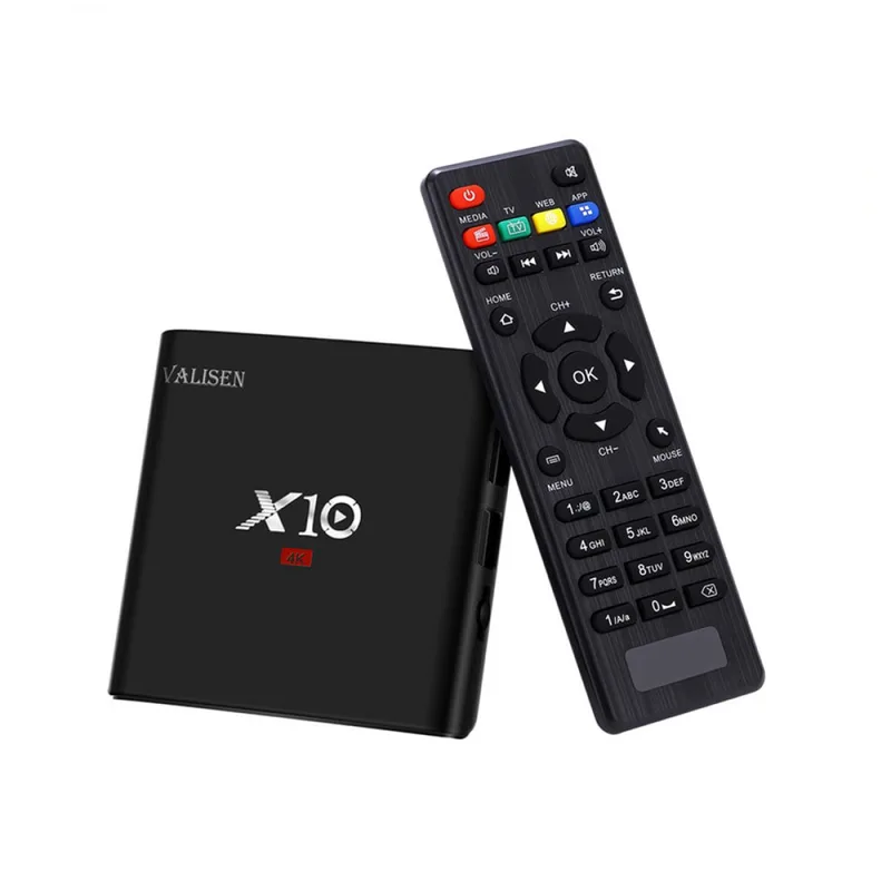 smart android tv box 4k x10 - ram 2g rom 16g - wifi