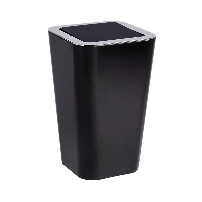 Κάδος Απορριμμάτων Μπάνιου (Φ18.5x36.5) Wenko 6lt Candy Black 22466100