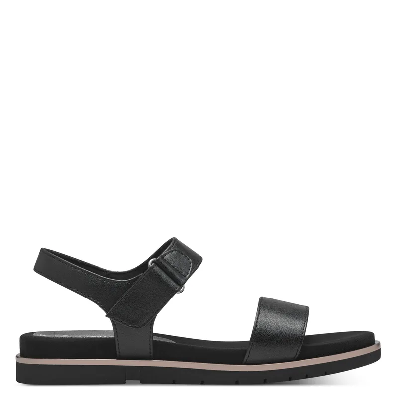 Γυναικεία Ανατομικά Πέδιλα Flat Marco Tozzi 2-28420-42 Μαύρα