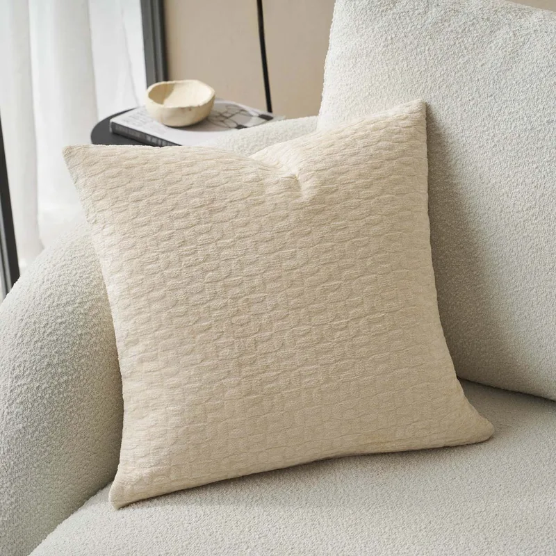 Διακοσμητική Μαξιλαροθήκη (50x50) Gofis Home Ondine Ecru 184/05