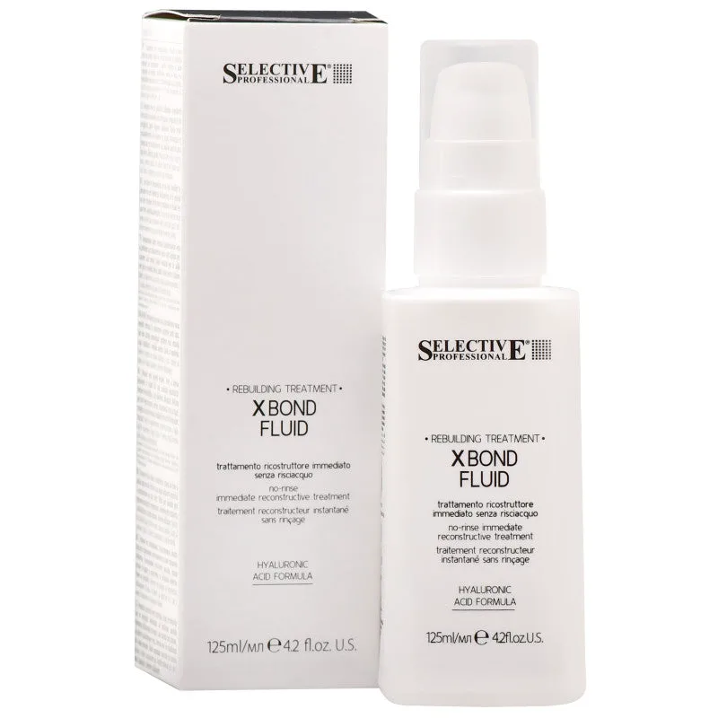 Selective Rebuilding X Bond Leave-in Conditioner Fluid for Hair After Chemical Treatments, 125ml