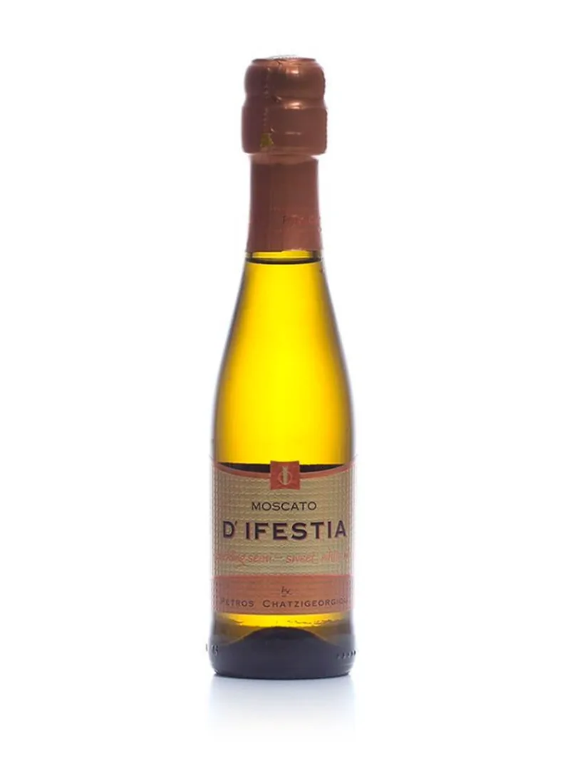 Moscato «d' Ifestia» "Κτήμα Χατζηγεωργίου" Αφρώδης Λευκός Οίνος 200ml>