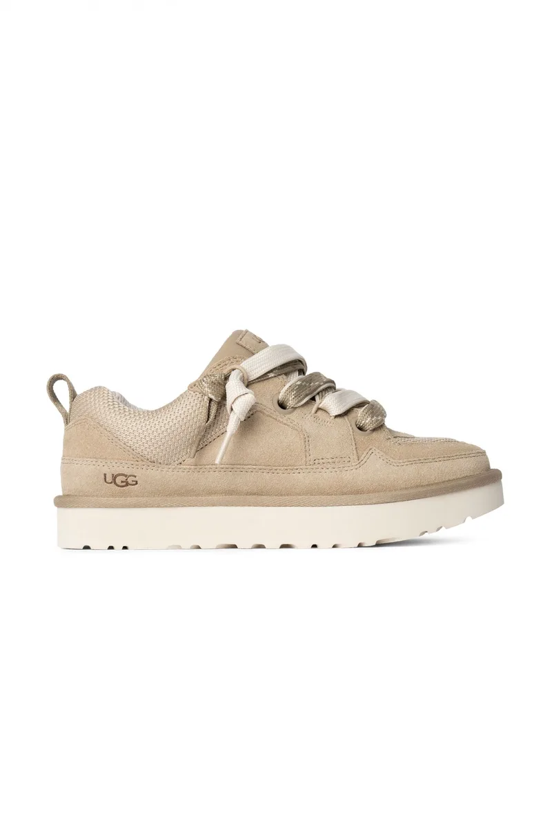 UGG ΠΑΠΟΥΤΣΙΑ SNEAKERS LO LOWMEL LOGO ΜΠΕΖ