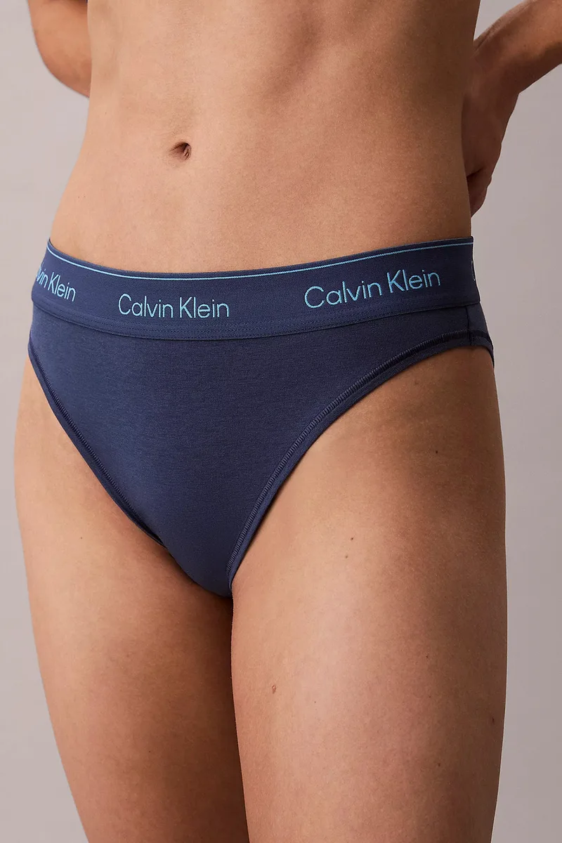Calvin Klein γυναικείο εσώρουχο Highleg Tanga Icon Cotton Modal-LV00QF8524-CEC