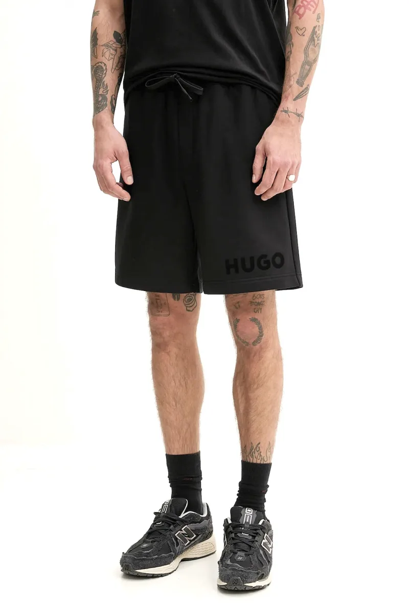 HUGO ΒΕΡΜΟΥΔΑ DINKOE LOGO ΜΑΥΡΟ