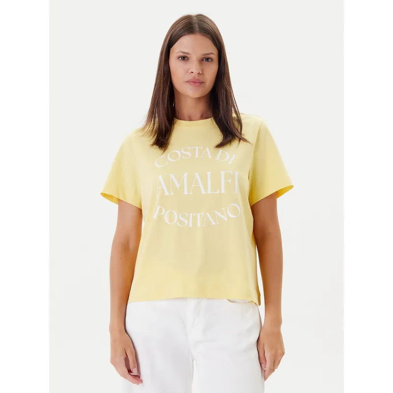 Vero Moda T-Shirt Sonna 10327143 Κίτρινο Regular Fit