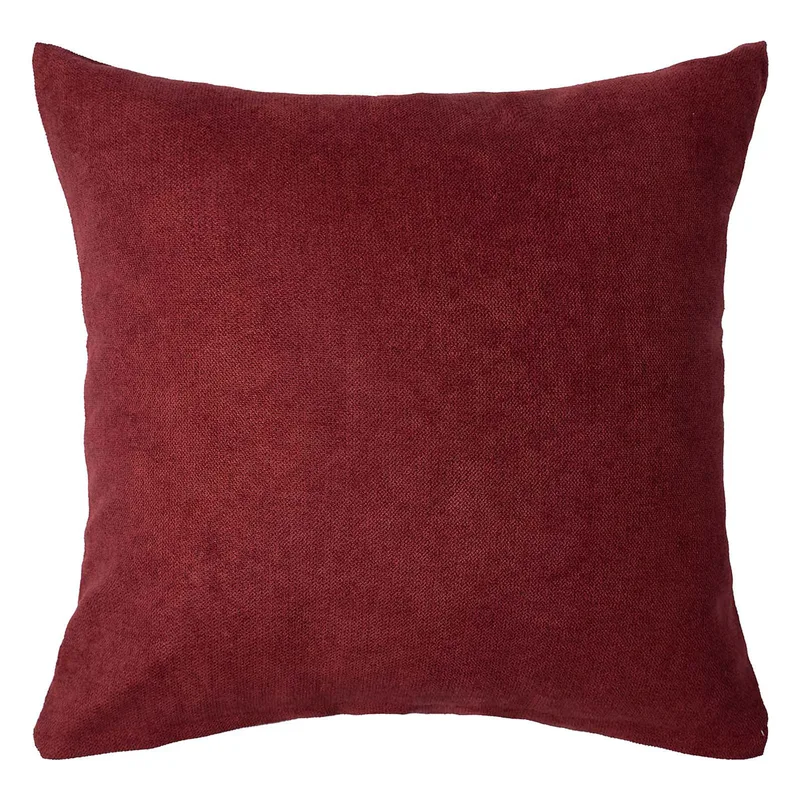 Διακοσμητική Μαξιλαροθήκη (45x45) Silk Fashion A802 Μπορντώ