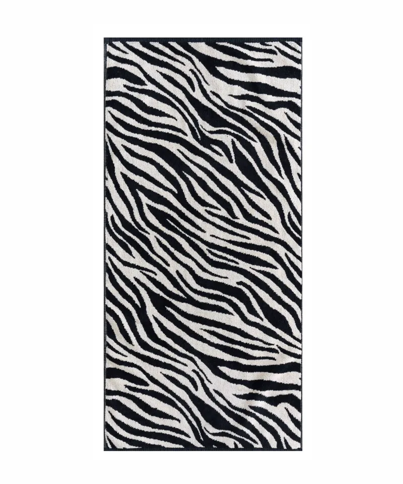 Πετσέτα Σώματος Kentia Zulu Ecru-Black 80x150