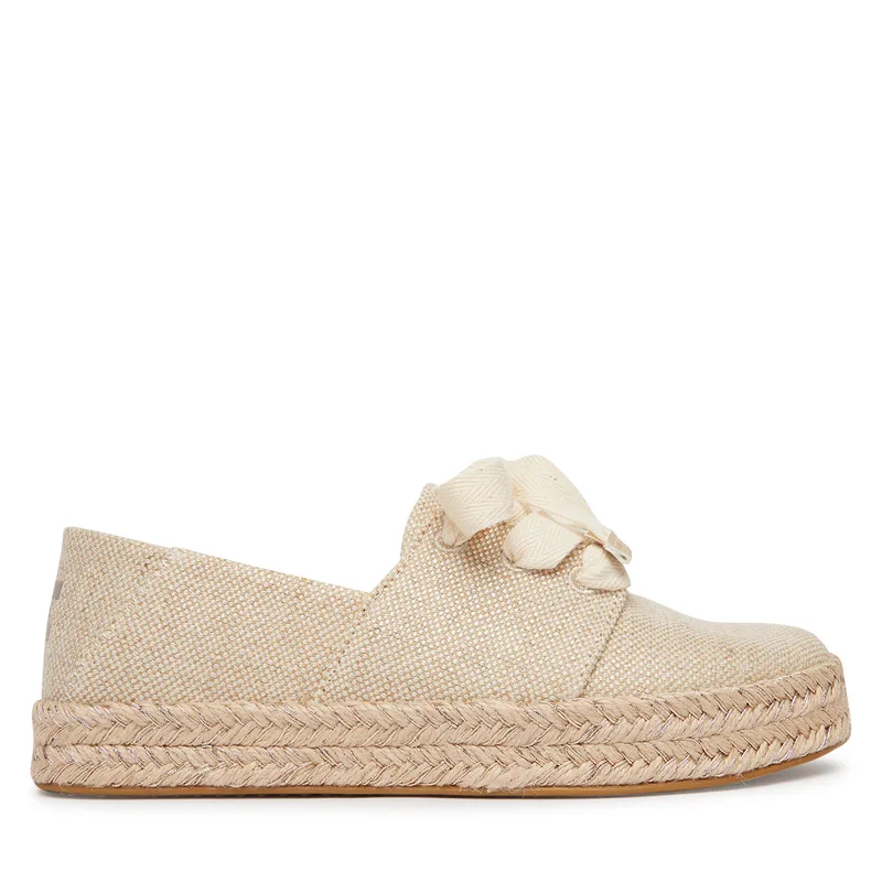 Εσπαντρίγιες Toms Carolina Lace Up 10023062 Μπεζ