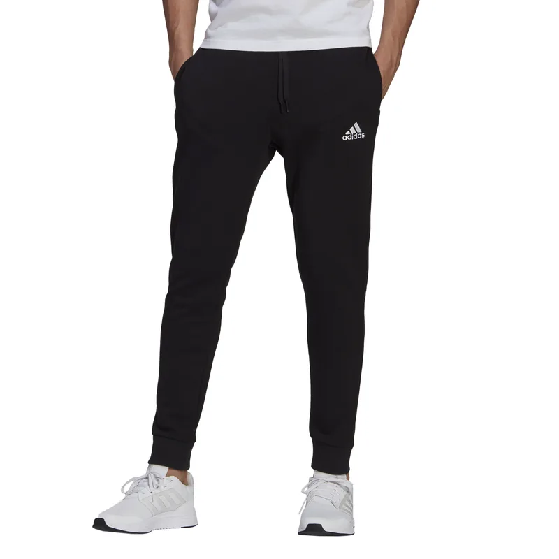 ESSENTIALS TAPERED CUFF PANTS ΜΑΥΡΟ