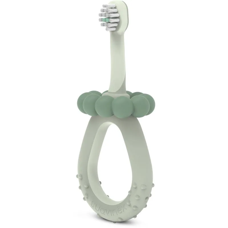 Suavinex Baby Training Toothbrush οδοντόβουρτσα για παιδιά 0-2 y Green 1 τμχ