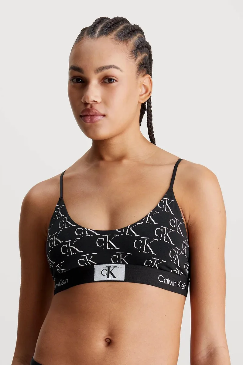 Calvin Klein Γυναικείο μπουστάκι Bralette με λεπτές τιράντες-QF7216E-LOC