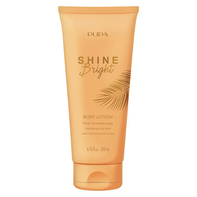 Pupa Brilliant Body Lotion - Illuminated Body Fluid 001 - Golden Light (200 Ml)