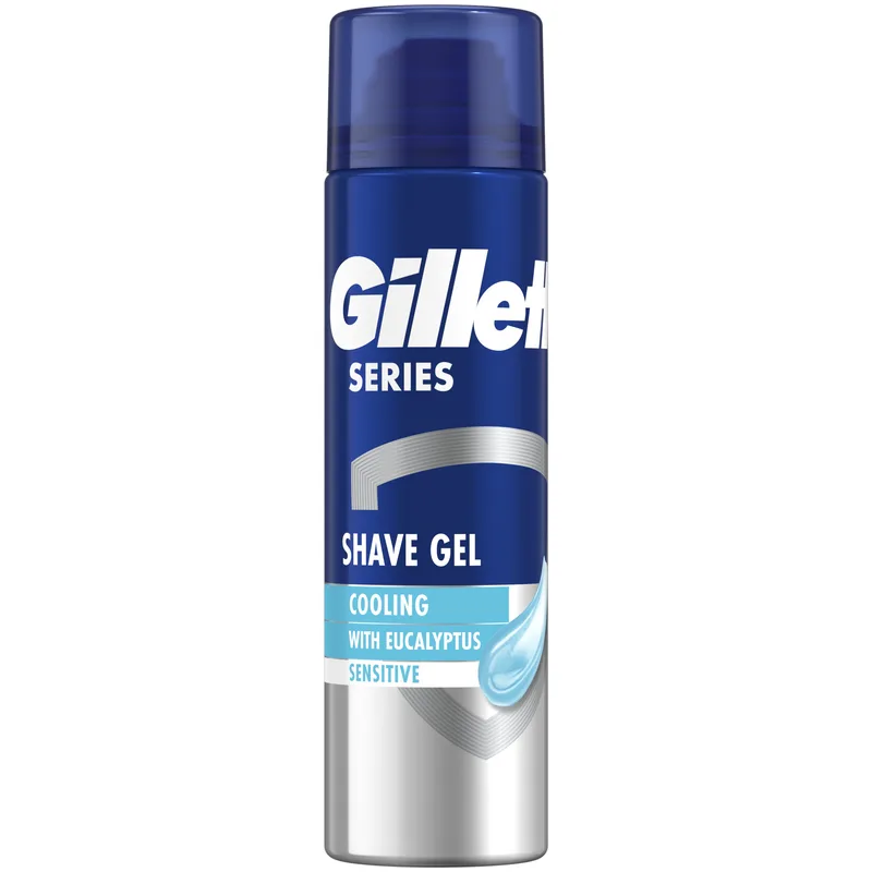 Gillette Series Cooling Sensitive Gel Ξυρίσματος με Ευκάλυπτο για Ευαίσθητες Επιδερμίδες Κατά των Ερεθισμών 200ml