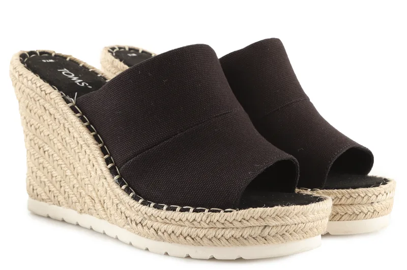 Πλατφόρμες TOMS Monica 10017897-BLACK Γυναικείο