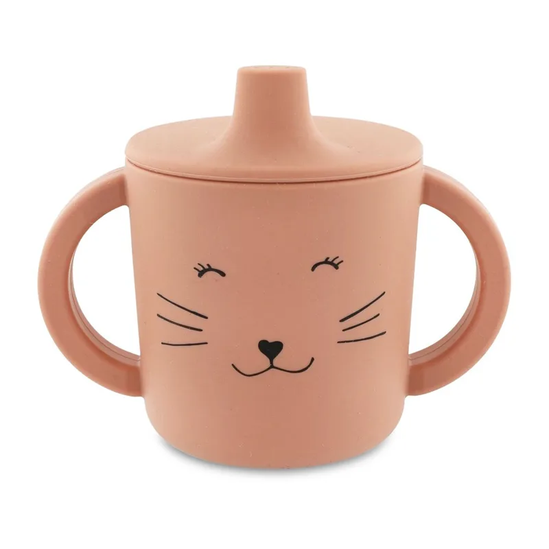 Ποτήρι Εκπαιδευτικό Σιλικόνης 207ml Trixie Mrs.Cat