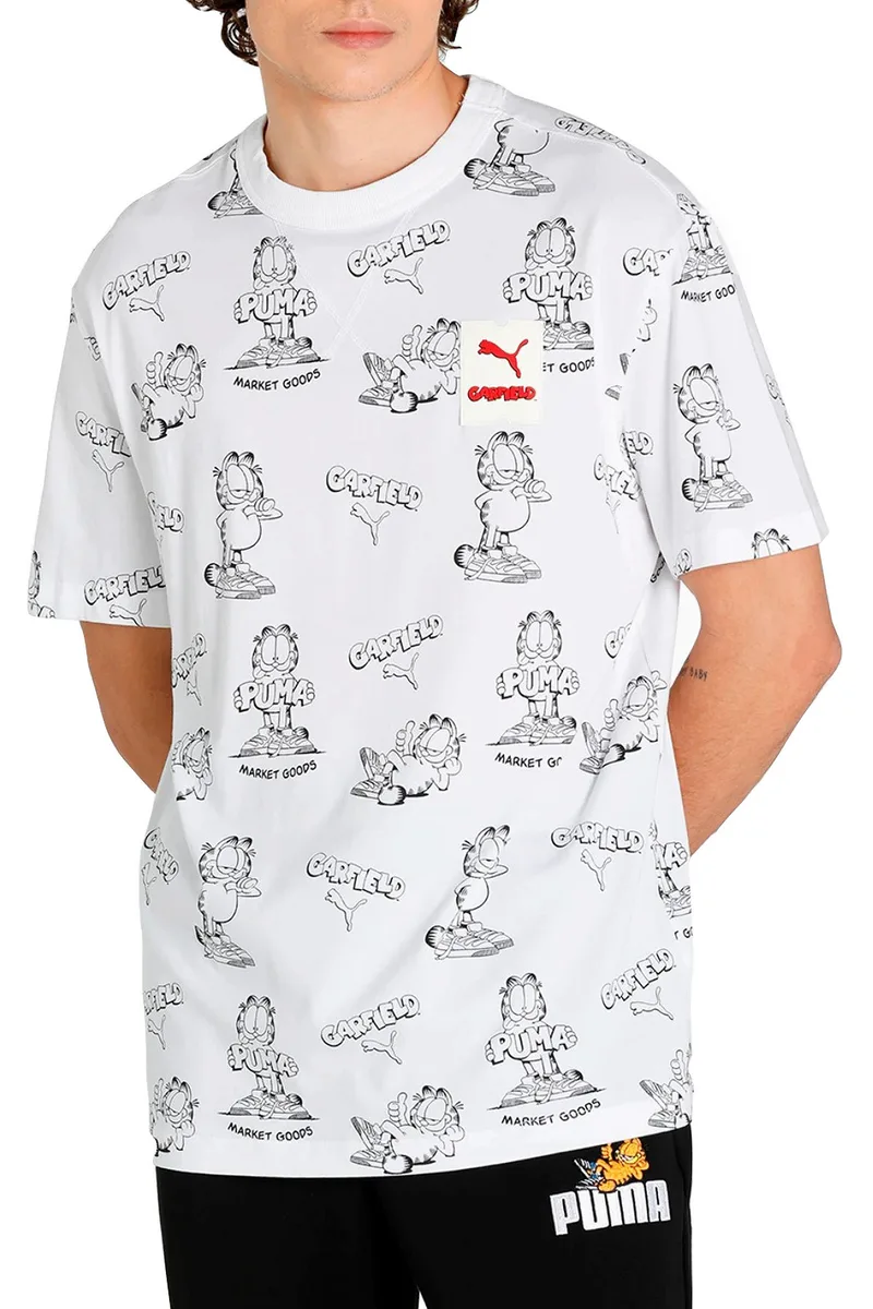 Μπλούζα Κοντομάνικη Puma Garfield Printed 534434-02 Ανδρικό