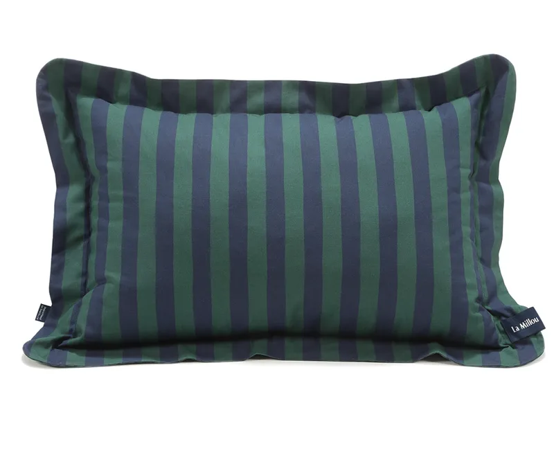 Μεγάλο Παιδικό Μαξιλάρι Stripes Green