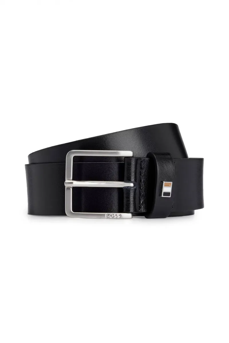 BOSS ΖΩΝΗ THER-FLAG-E_SZ35 ΜΑΥΡΟ