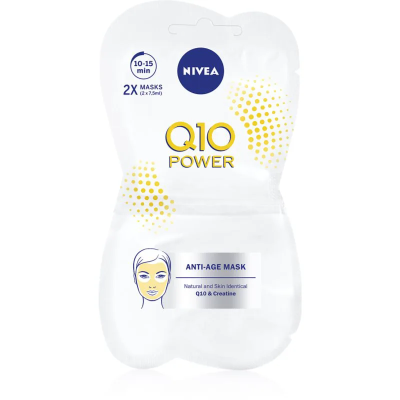 NIVEA Q10 λειαντική μάσκα ενάντια στις ρυτίδες 2x7.5 ml