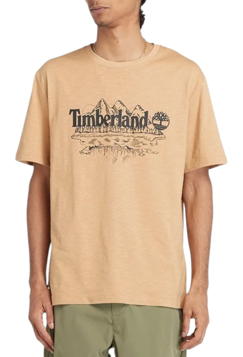 Μπλούζα Κοντομάνικη Timberland Graphic Slub TB0A5UFUEH31-ΕΗ3 Ανδρικό