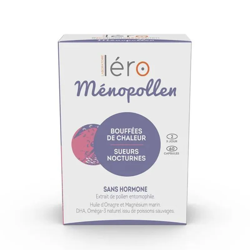 Lero Menopollen Heat Bottles 60 Capsules