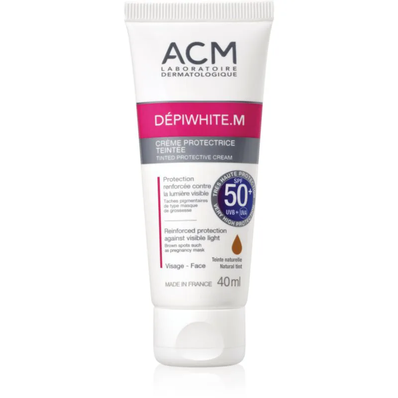ACM Dépiwhite M προστατευτική κρέμα με χρώμα SPF 50+ 40 ml