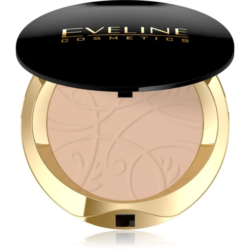 Eveline Cosmetics Celebrities Beauty συμπαγής μεταλλική πούδρα απόχρωση 20 Transparent 9 γρ