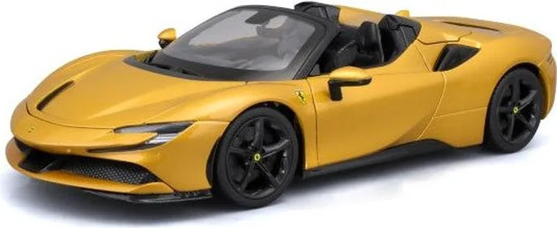 FERRARI SF90 SPIDER BBURAGO ΜΕΤΑΛΛΙΚΟ ΑΝΤΙΓΡΑΦΟ 1:18 GOLD